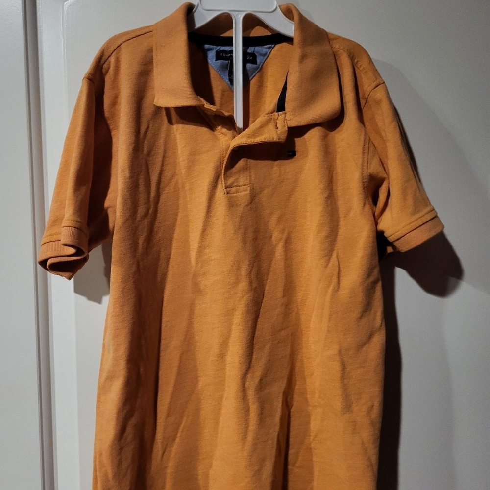 Tommy Hilfiger Burnt Orange Polo Shirt